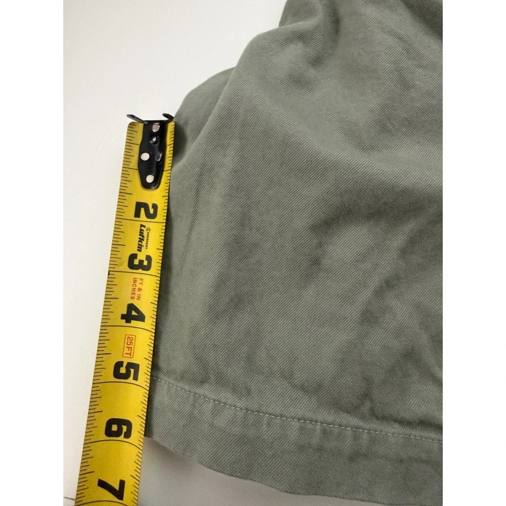 Peter Millar Mens 38 Sage Green Pima Cotton‎ Stretch Chino Shorts 8 Inch Inseam